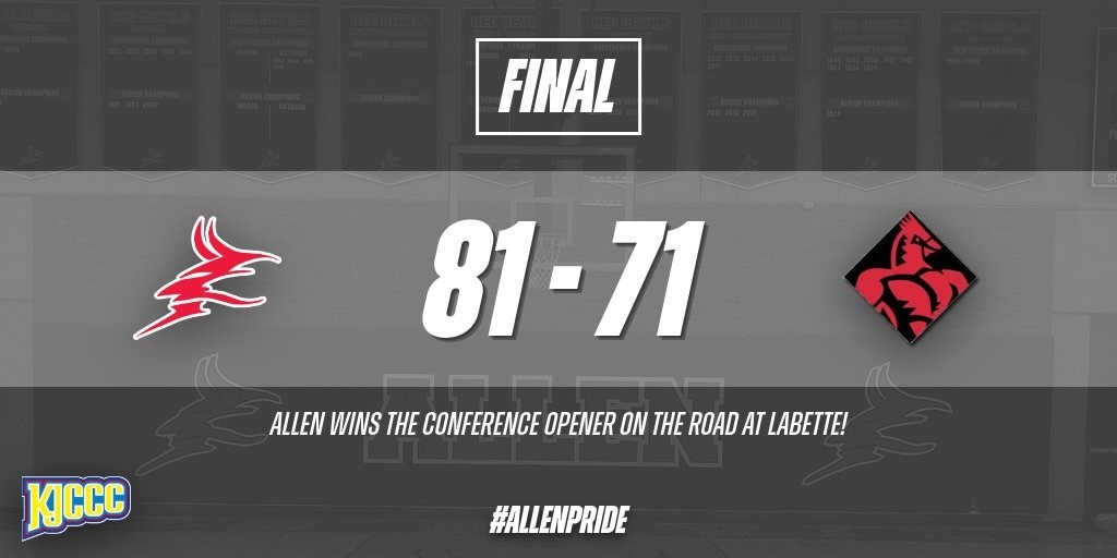 Allen Men Earn First Conference Win